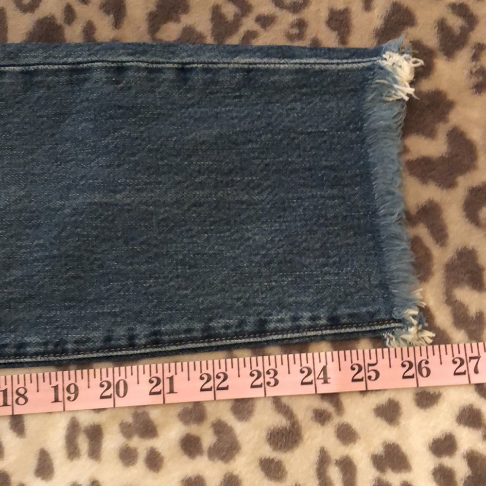 Frame Denim Le Original High Rise Straight Fit in Harborside Blue Size 24 - Picture 15 of 17